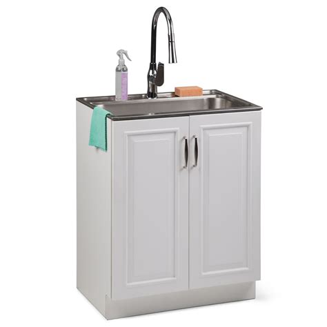  Bostick Reed Transitional 23.62" X 19.7" Deluxe Laundry Cabinet with Pull-out Faucet and Stainless Steel Sink. by Darby Home Co. $519.99 $579.99. ( 45) Free shipping. 